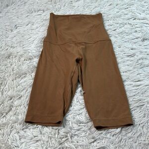 Lululemon Align Super High Rise Short *10" Saddle Brown